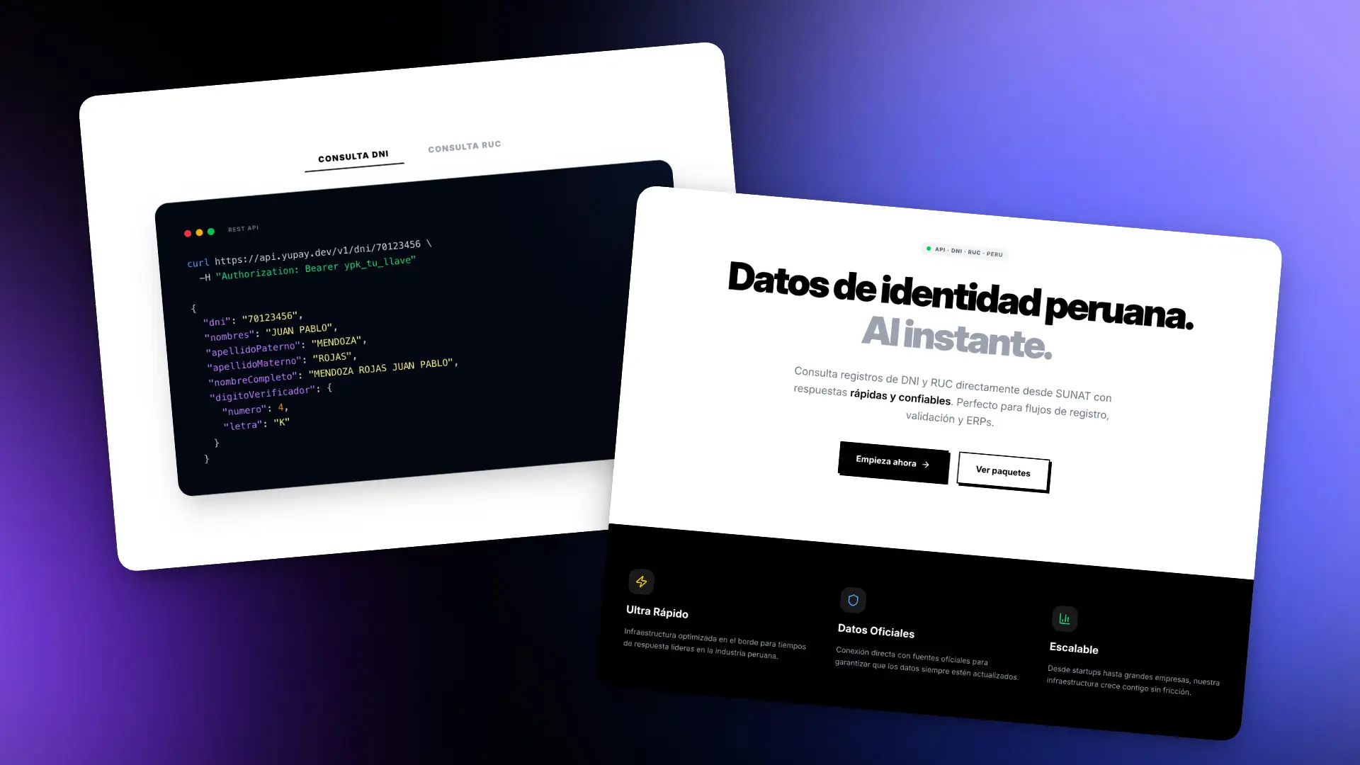 Yupay | Peruvian Identity & Exchange Rates API